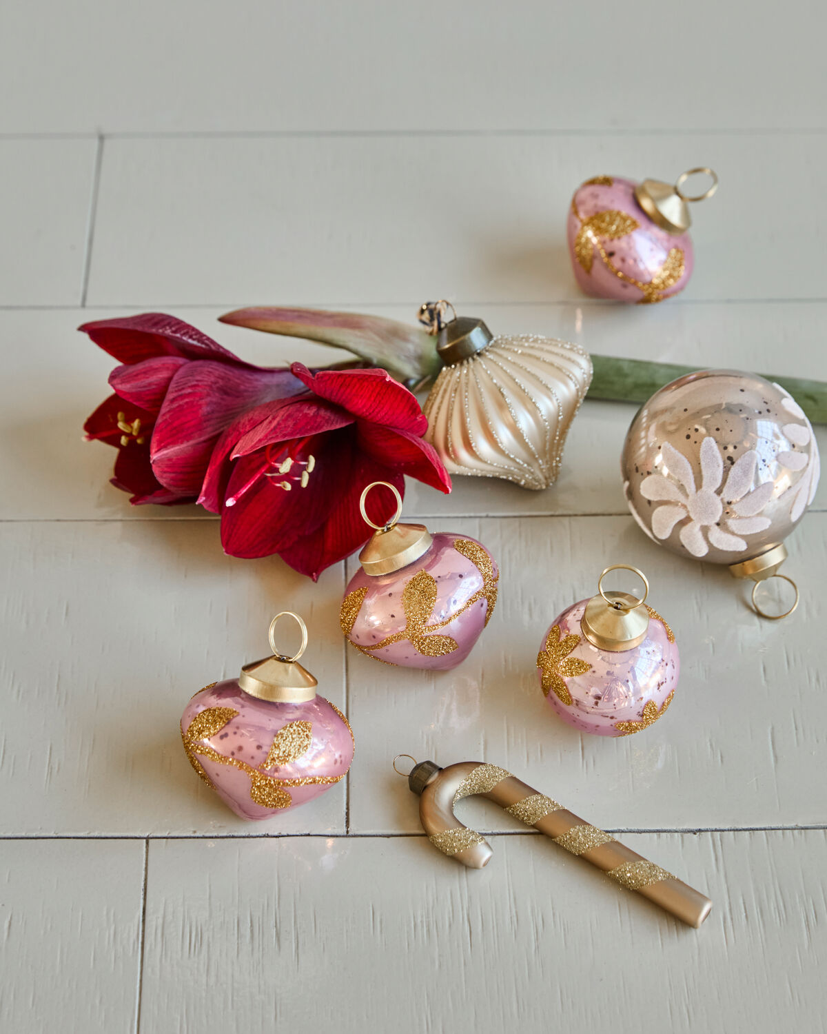 Weihnachtsschmuck, HDAmore, Rosa
