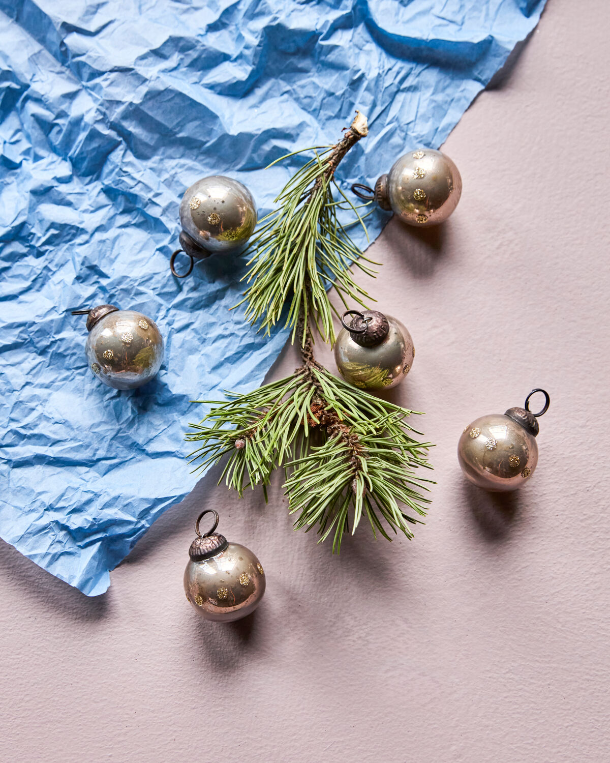 Weihnachtsschmuck, HDRacco, Champagner