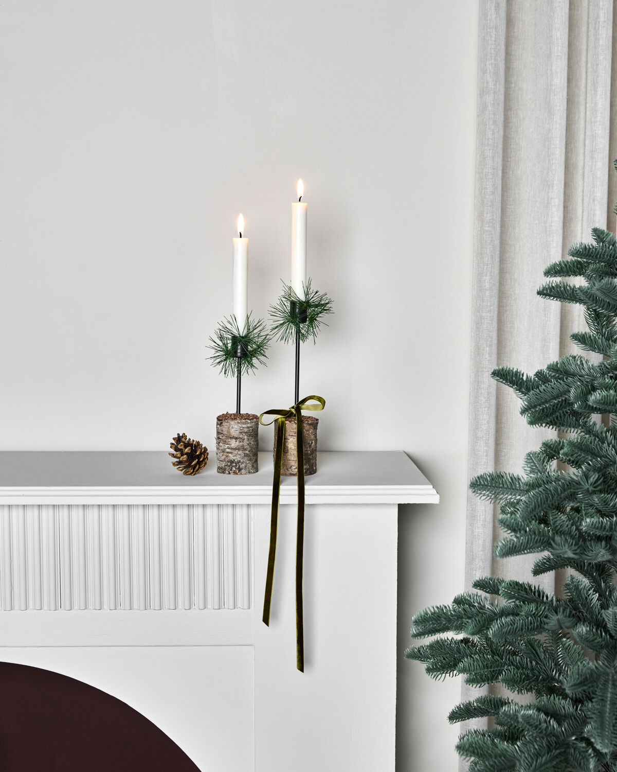 Kerzenständer, HDKings, Schwarz, Braun