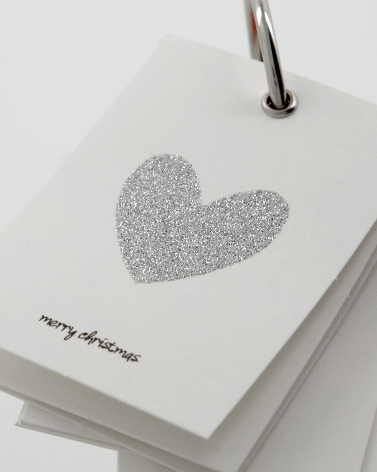 Geschenkanhänger, HDGlitr, Weiß, Silber