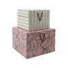 Aufbewahrungsschachteln, HDkeep, Sand, Rosa