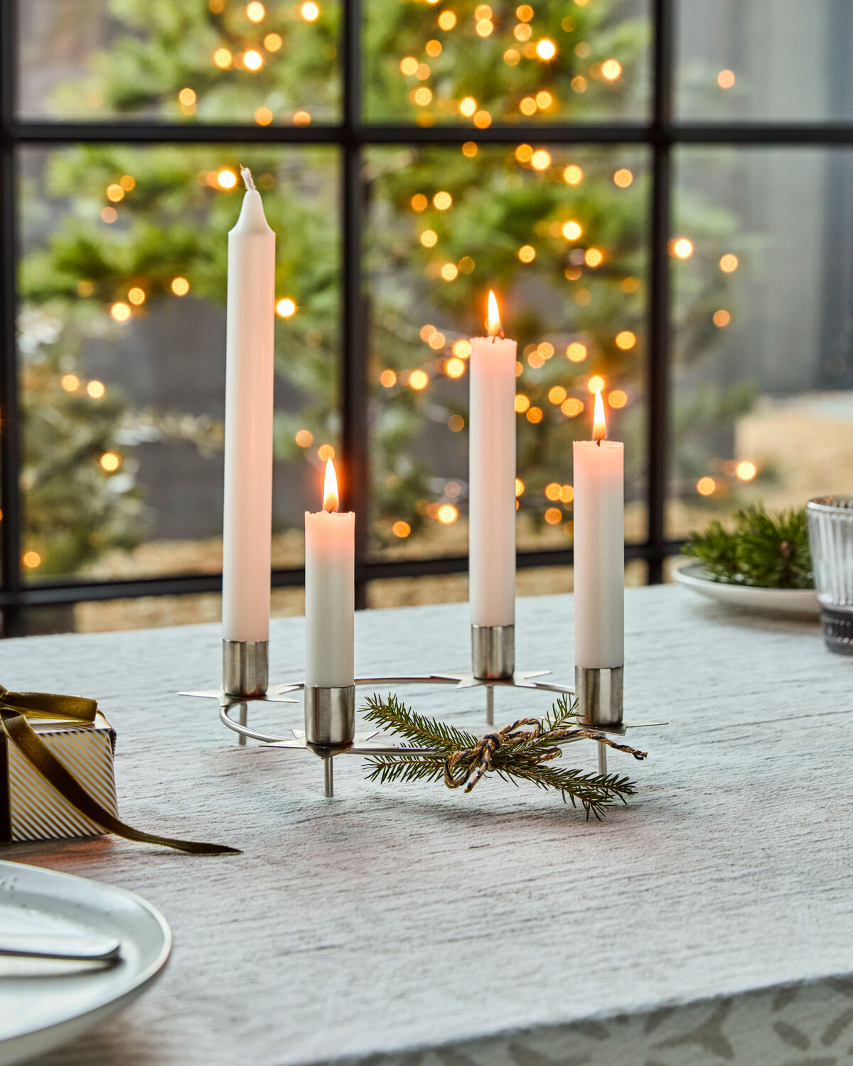 Kerzenständer, HDStage, Silber-Finish