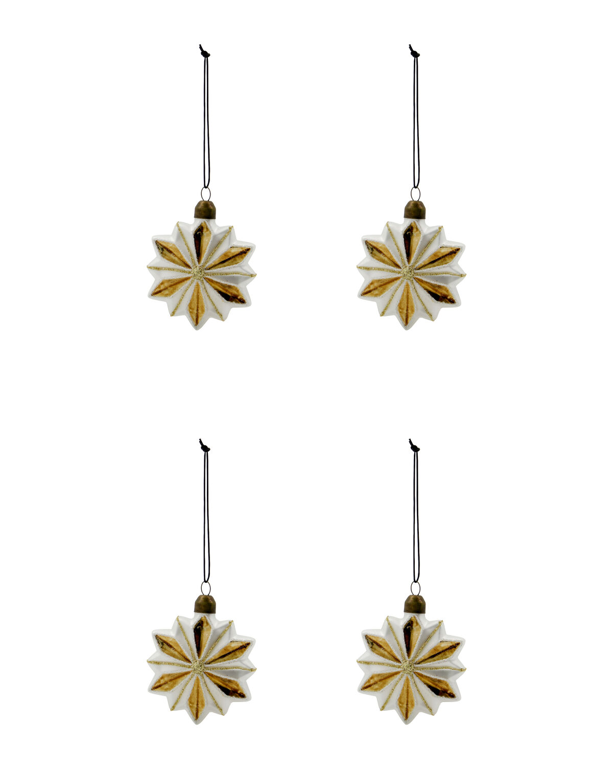 Weihnachtsschmuck, HDStella, Gold, Weiß