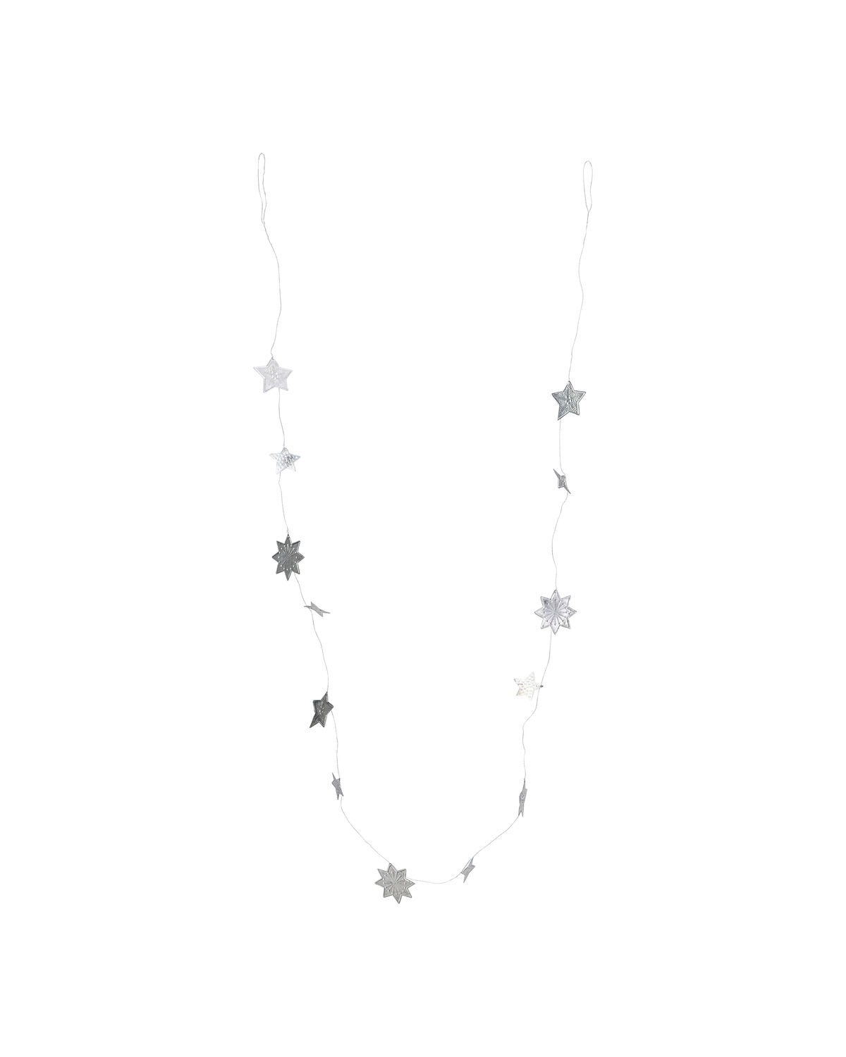 Girlande, HDStars, Silber-Finish