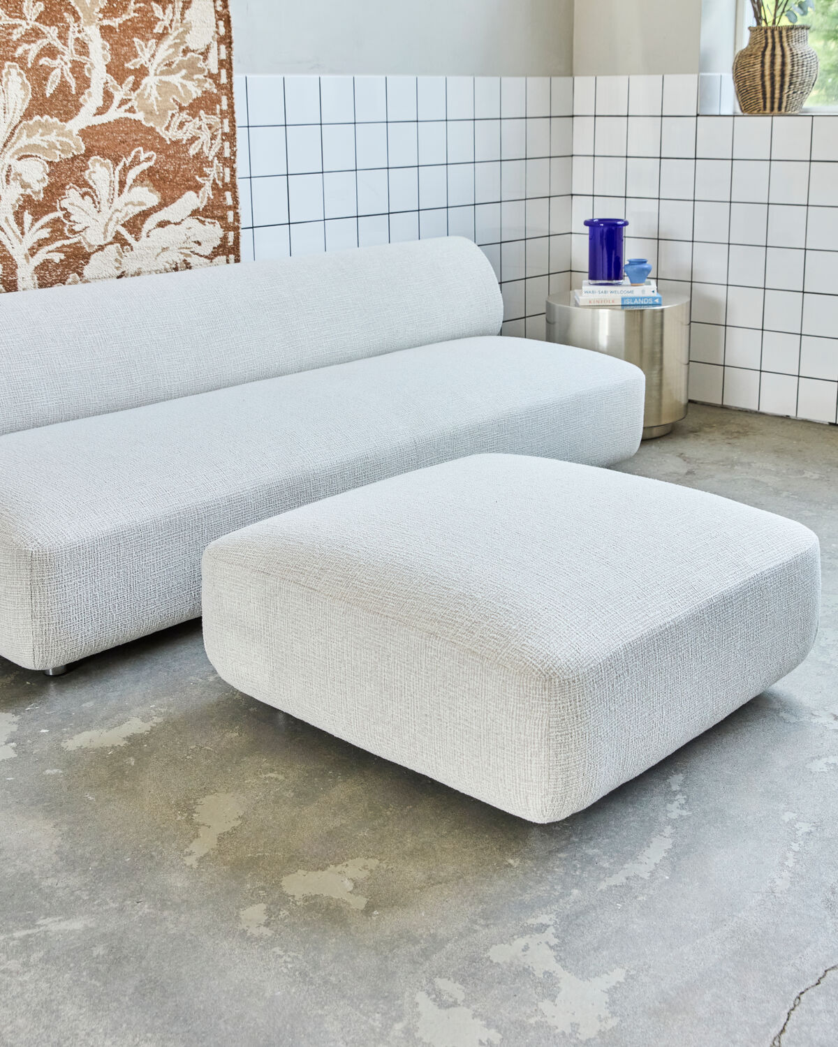 Pouf, HDFeel, Off-White