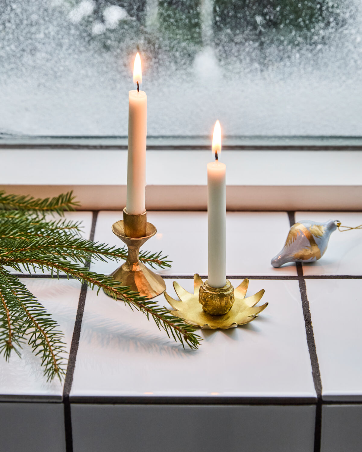 Kerzenständer, HDStarry, Antikes Messing